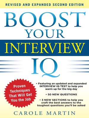 cover image of Boost Your Interview IQ 2/E
